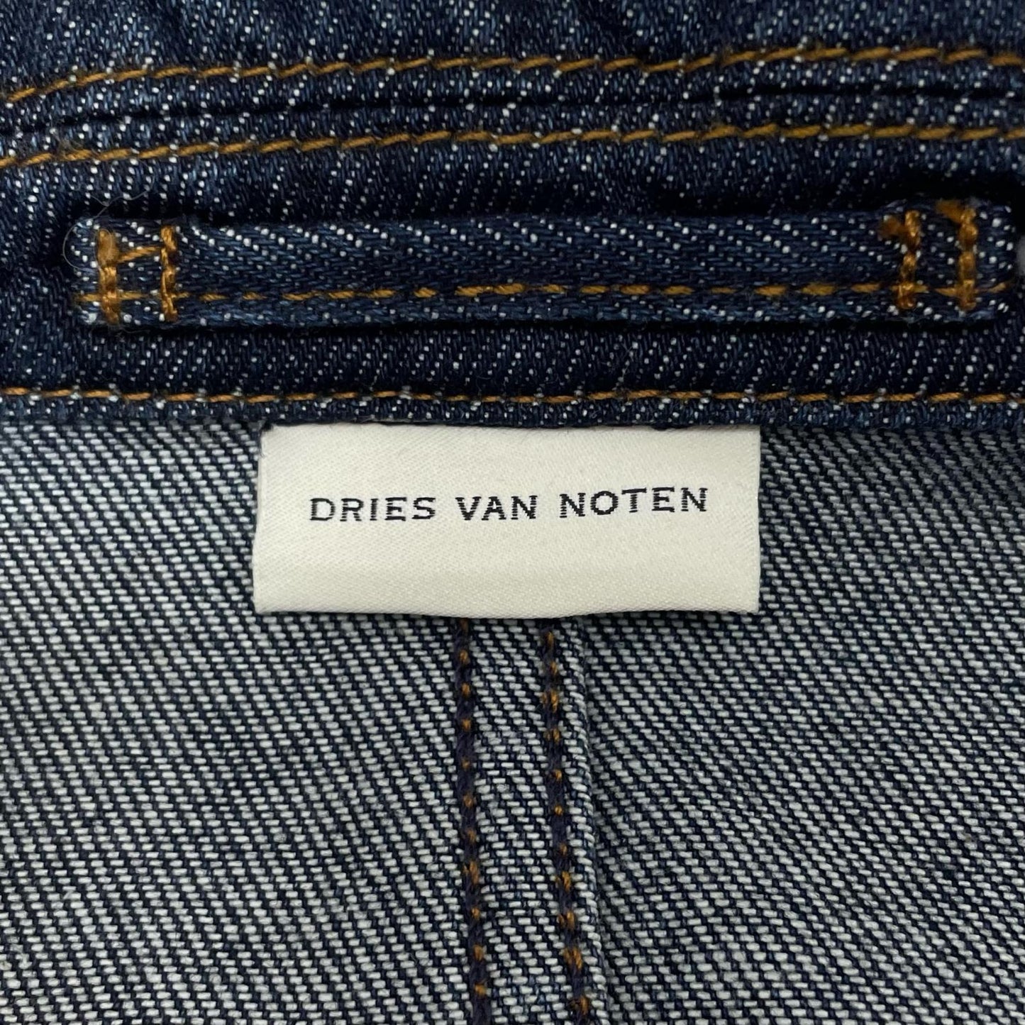DRIES VAN NOTEN | ドリスヴァンノッテン BRAXTON DEN 2381 M.W.JACKET カバーオール 020429-2381 ネイビー サイズ：46【尾張小牧店】