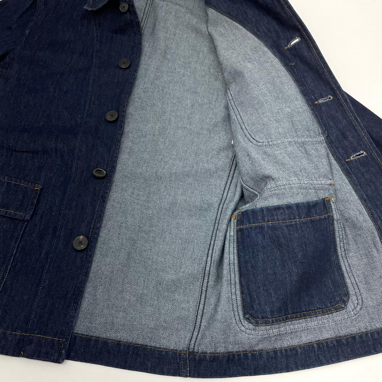 DRIES VAN NOTEN | ドリスヴァンノッテン BRAXTON DEN 2381 M.W.JACKET カバーオール 020429-2381 ネイビー サイズ：48【尾張小牧店】