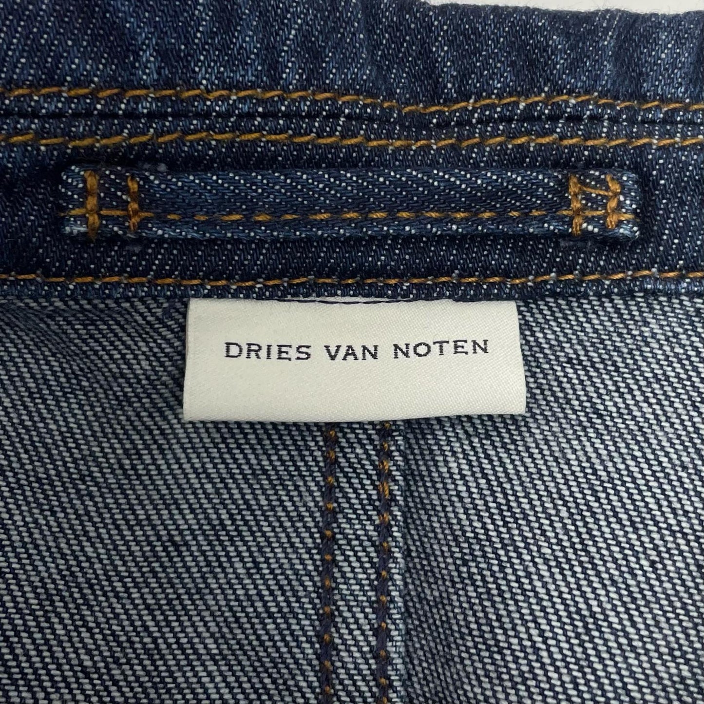 DRIES VAN NOTEN | ドリスヴァンノッテン BRAXTON DEN 2381 M.W.JACKET カバーオール 020429-2381 ネイビー サイズ：48【尾張小牧店】