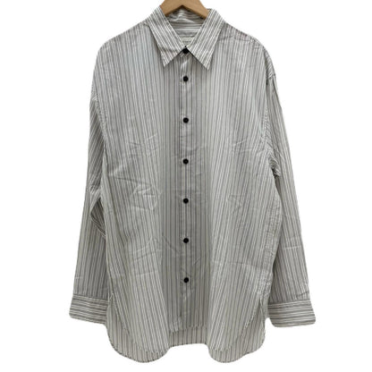 DRIES VAN NOTEN | ドリスヴァンノッテン CROOM 1524 M.W.SHIRT 長袖シャツ 020732-1524 ホワイト×グレー サイズ：M【尾張小牧店】