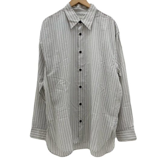 DRIES VAN NOTEN | ドリスヴァンノッテン CROOM 1524 M.W.SHIRT 長袖シャツ 020732-1524 ホワイト×グレー サイズ：M【尾張小牧店】