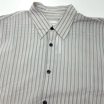 DRIES VAN NOTEN | ドリスヴァンノッテン CROOM 1524 M.W.SHIRT 長袖シャツ 020732-1524 ホワイト×グレー サイズ：M【尾張小牧店】