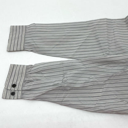 DRIES VAN NOTEN | ドリスヴァンノッテン CROOM 1524 M.W.SHIRT 長袖シャツ 020732-1524 ホワイト×グレー サイズ：M【尾張小牧店】