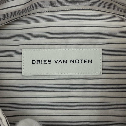 DRIES VAN NOTEN | ドリスヴァンノッテン CROOM 1524 M.W.SHIRT 長袖シャツ 020732-1524 ホワイト×グレー サイズ：M【尾張小牧店】