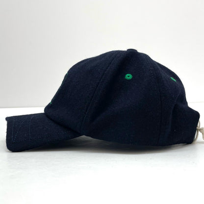BRAIN DEAD | ブレインデッド BATWING LOGOHEAD FLANNEL HAT キャップ H01004632FW25 ネイビー【尾張小牧店】