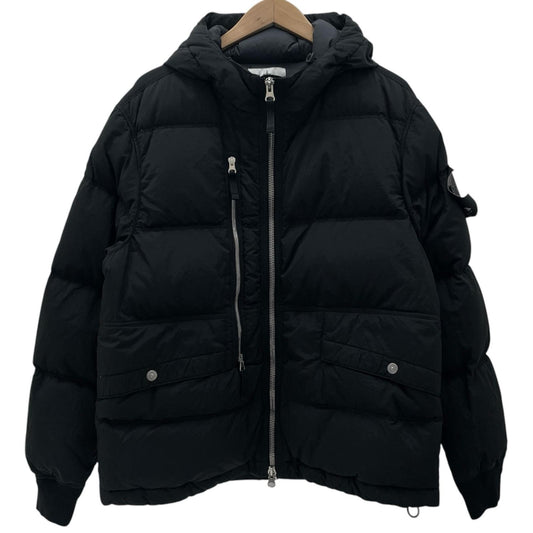 【中古】STONE ISLAND | ストーンアイランド　25AW Nylon Anti-Drop Hooded Padding ダウンジャケット ブラック サイズ：M【尾張小牧店】