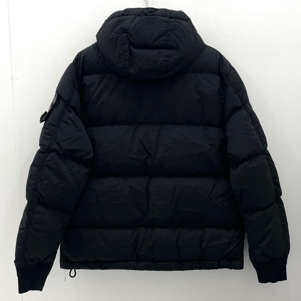 【中古】STONE ISLAND | ストーンアイランド　25AW Nylon Anti-Drop Hooded Padding ダウンジャケット ブラック サイズ：M【尾張小牧店】