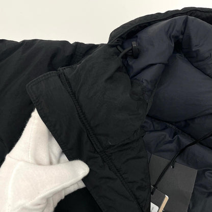【中古】STONE ISLAND | ストーンアイランド　25AW Nylon Anti-Drop Hooded Padding ダウンジャケット ブラック サイズ：M【尾張小牧店】