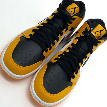NIKE | ナイキ Air Jordan 1 Mid スニーカー 554724-701 イエロー×ブラック×ホワイト 29cm【尾張小牧店】
