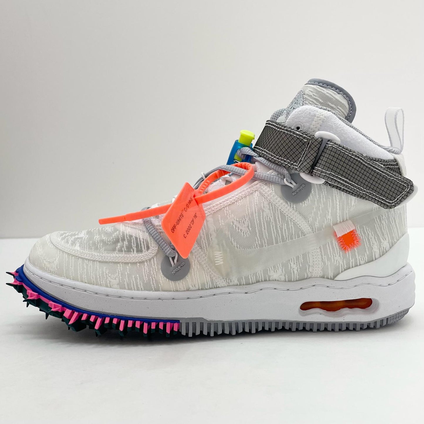 【中古】NIKE×Off-White | ナイキ×オフホワイト Air Force 1 Mid "White"/エアフォース1 ミッド "ホワイト"　スニーカー 靴　DO6290-100 ホワイト 29cm【尾張小牧店】