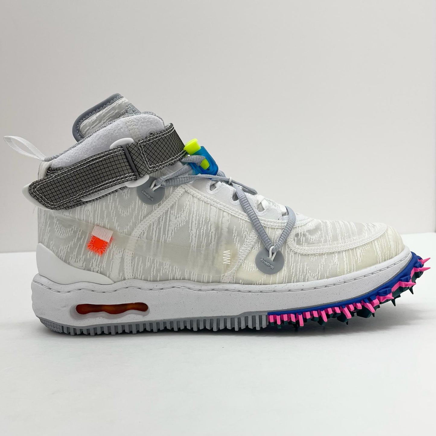 【中古】NIKE×Off-White | ナイキ×オフホワイト Air Force 1 Mid "White"/エアフォース1 ミッド "ホワイト"　スニーカー 靴　DO6290-100 ホワイト 29cm【尾張小牧店】