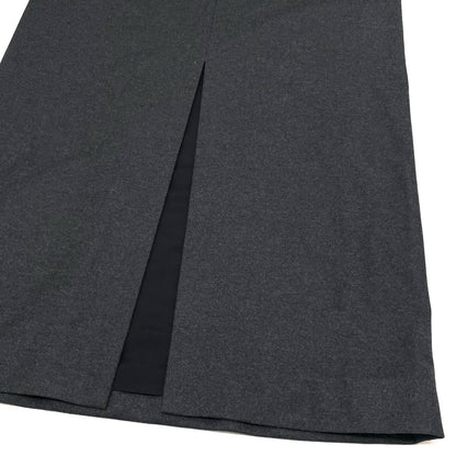 EXTRFINE COLLEGE FANNEL LONG & I-LINE DRESS ワンピース 252-09-0002 グレー【尾張小牧店】
