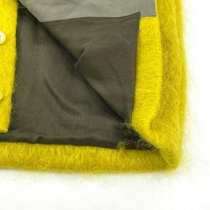 【中古】 UK FABRIC MOHAIR 2WAY FRONT VEST ベスト 252-06-0009 イエロー【尾張小牧店】