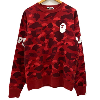 A BATHING APE | アベイシングエイプ スウェット 001SWE301007X レッド サイズ：XL【尾張小牧店】