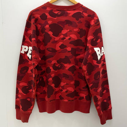 A BATHING APE | アベイシングエイプ スウェット 001SWE301007X レッド サイズ：XL【尾張小牧店】