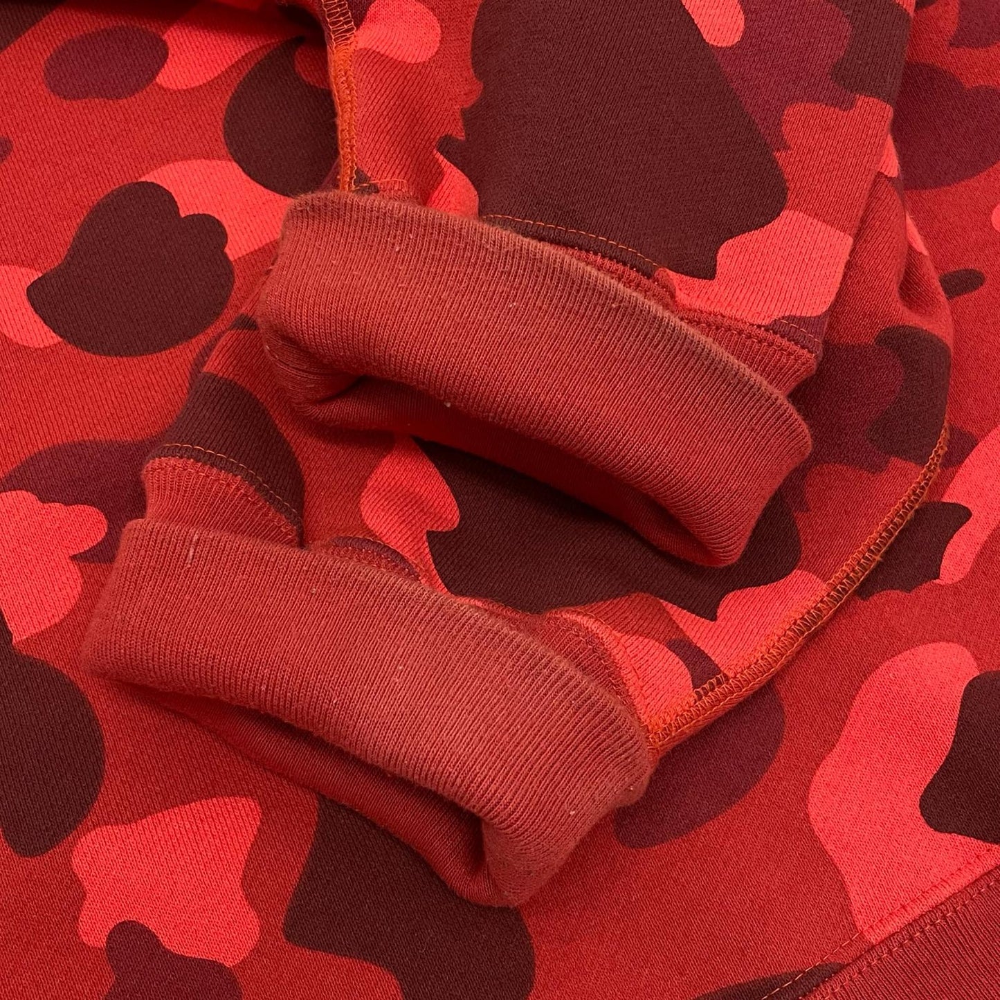 A BATHING APE | アベイシングエイプ スウェット 001SWE301007X レッド サイズ：XL【尾張小牧店】