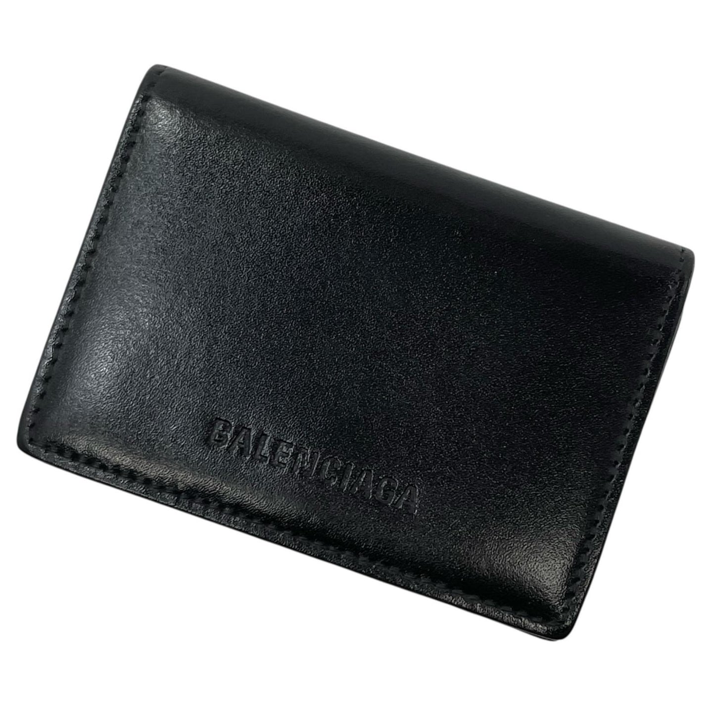 BALENCIAGA | バレンシアガ 三つ折り財布 ブラック×レッド【尾張小牧店】