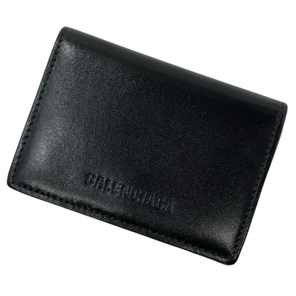 BALENCIAGA | バレンシアガ 三つ折り財布 ブラック×レッド【尾張小牧店】