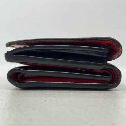 BALENCIAGA | バレンシアガ 三つ折り財布 ブラック×レッド【尾張小牧店】