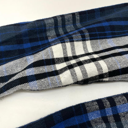 【中古】OFF-WHITE | オフホワイト チェック柄シャツジャケット OMGA061E19E23002 ブルー×ブラック サイズ：L【尾張小牧店】