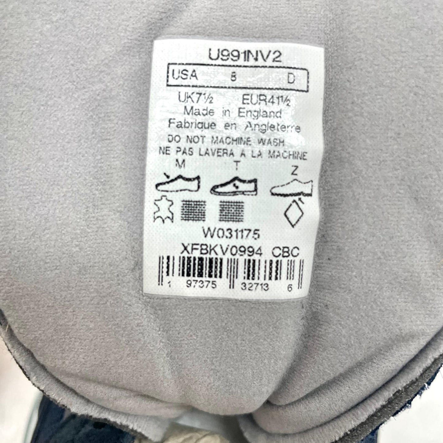 NEW BALANCE | ニューバランス スニーカー 26.0cm U991NV2 ネイビー 26cm【尾張小牧店】