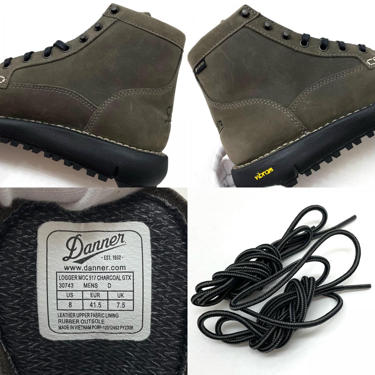 Danner | ダナー 30743 LOGGER MOC 917 GTX ブーツ チャコール【尾張小牧店】