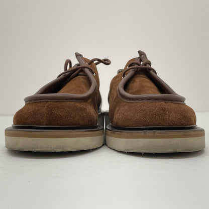 MAISON KITSUNE | メゾンキツネ SUEDE LEATHER DERBIES ローファー MM04302LS0001 ブラウン【尾張小牧店】