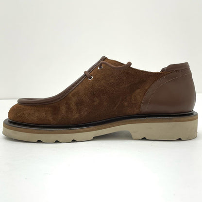 MAISON KITSUNE | メゾンキツネ SUEDE LEATHER DERBIES ローファー MM04302LS0001 ブラウン【尾張小牧店】