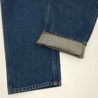 5POCKET WIDE DENIM PANTS(BIO WASH) デニムパンツ 161-91507 ネイビー サイズ：1【尾張小牧店】