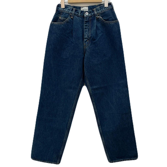 5POCKET TUCK WIDE DENIM PANTS デニムパンツ 183-91507 ネイビー サイズ：1【尾張小牧店】