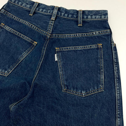 5POCKET TUCK WIDE DENIM PANTS デニムパンツ 183-91507 ネイビー サイズ：1【尾張小牧店】