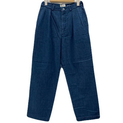 2TUCK DENIM TROUSER デニムパンツ 221-91505 ネイビー サイズ：1【尾張小牧店】