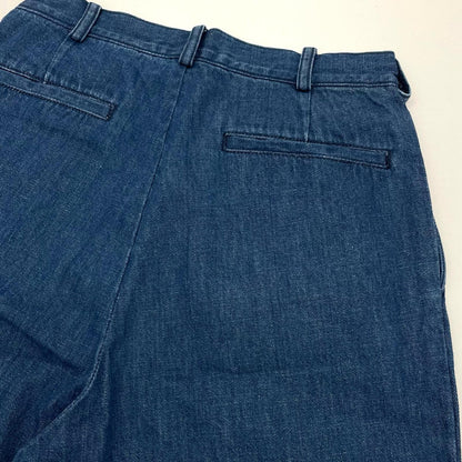 2TUCK DENIM TROUSER デニムパンツ 221-91505 ネイビー サイズ：1【尾張小牧店】