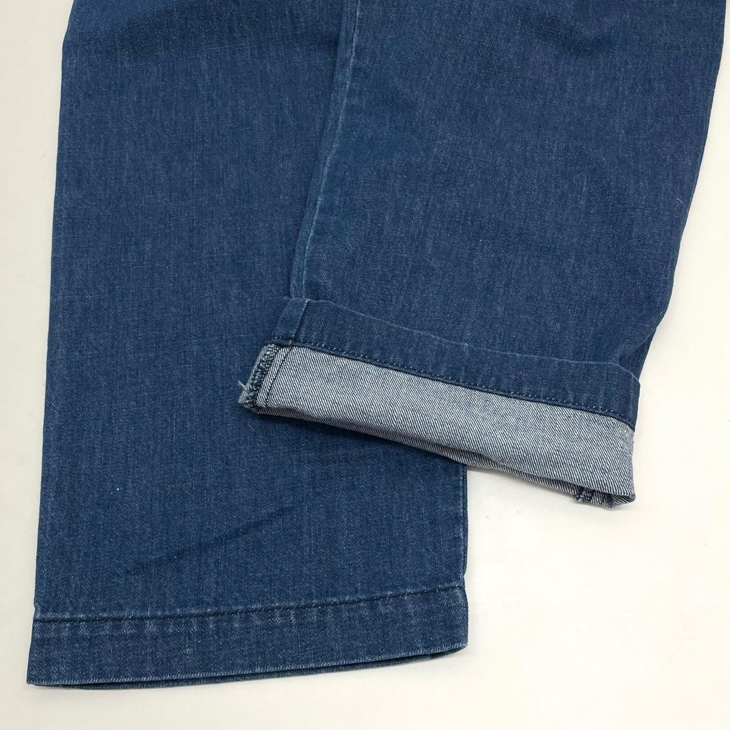 2TUCK DENIM TROUSER デニムパンツ 221-91505 ネイビー サイズ：1【尾張小牧店】