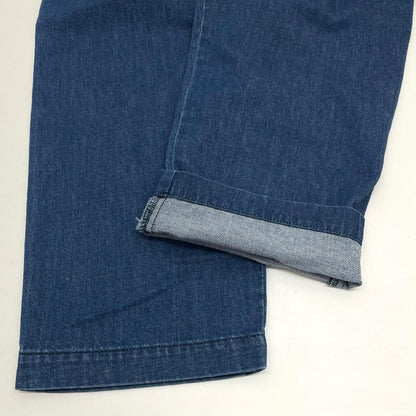 2TUCK DENIM TROUSER デニムパンツ 221-91505 ネイビー サイズ：1【尾張小牧店】