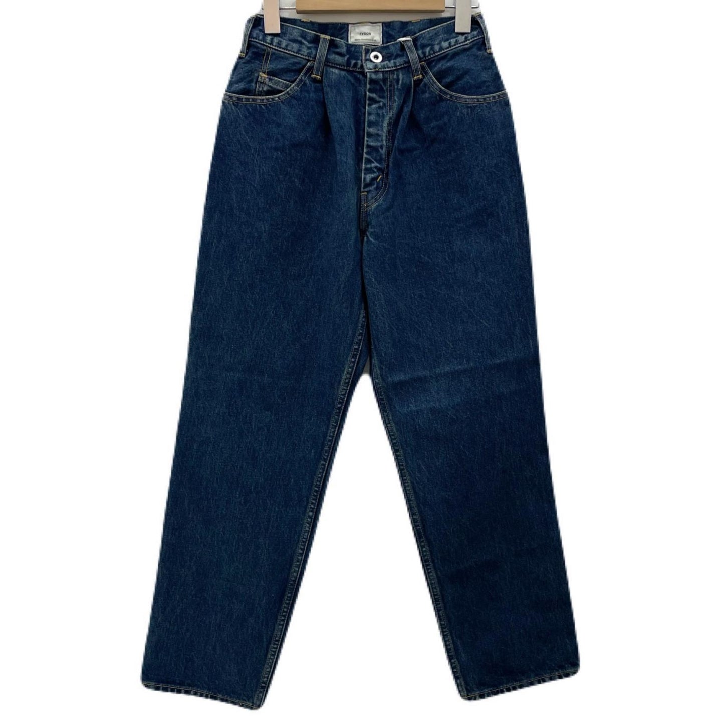 5POCKET TUCK WIDE DENIM PANTS デニムパンツ 183-91507 ネイビー【尾張小牧店】