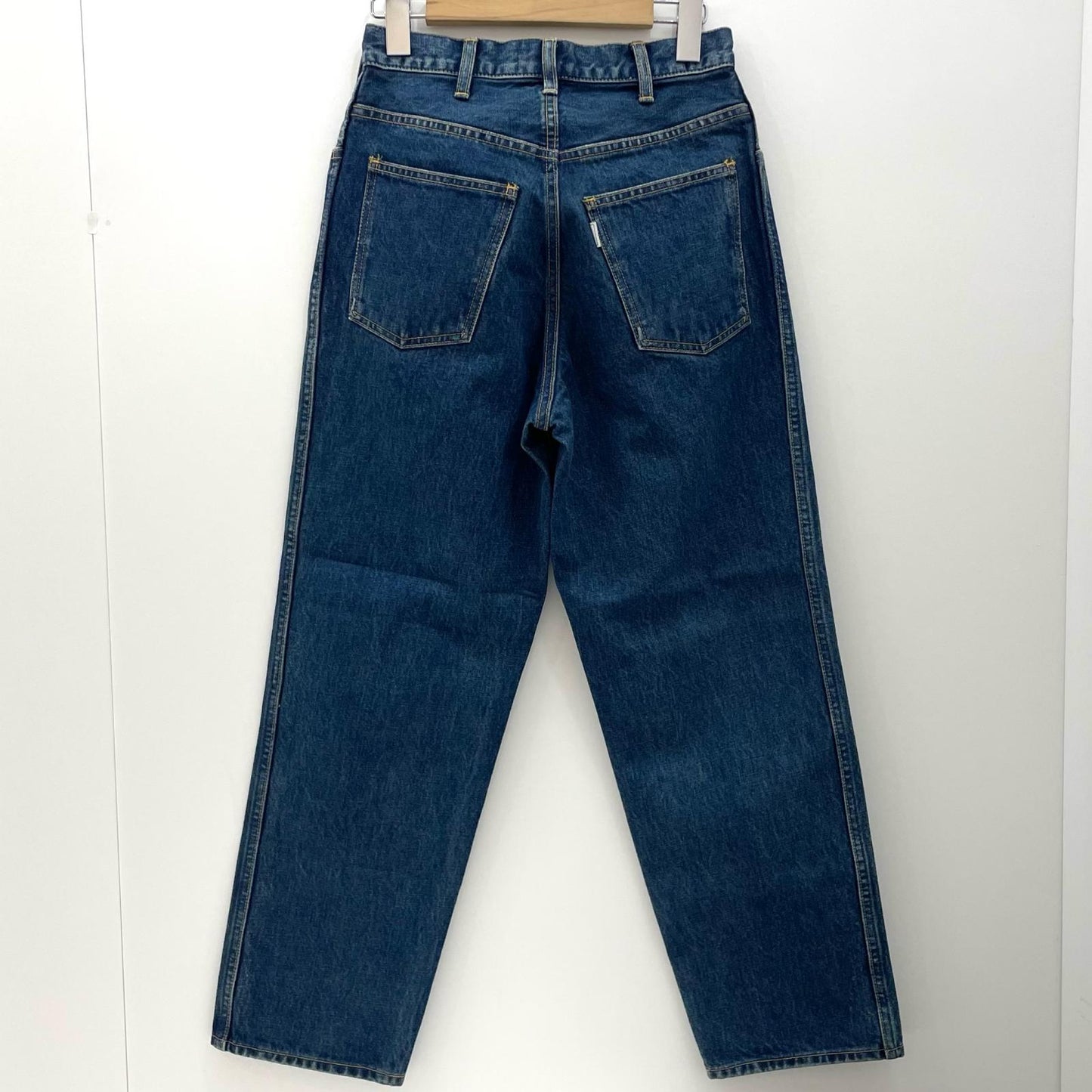 5POCKET TUCK WIDE DENIM PANTS デニムパンツ 183-91507 ネイビー【尾張小牧店】