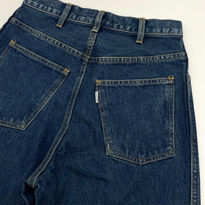 5POCKET TUCK WIDE DENIM PANTS デニムパンツ 183-91507 ネイビー【尾張小牧店】