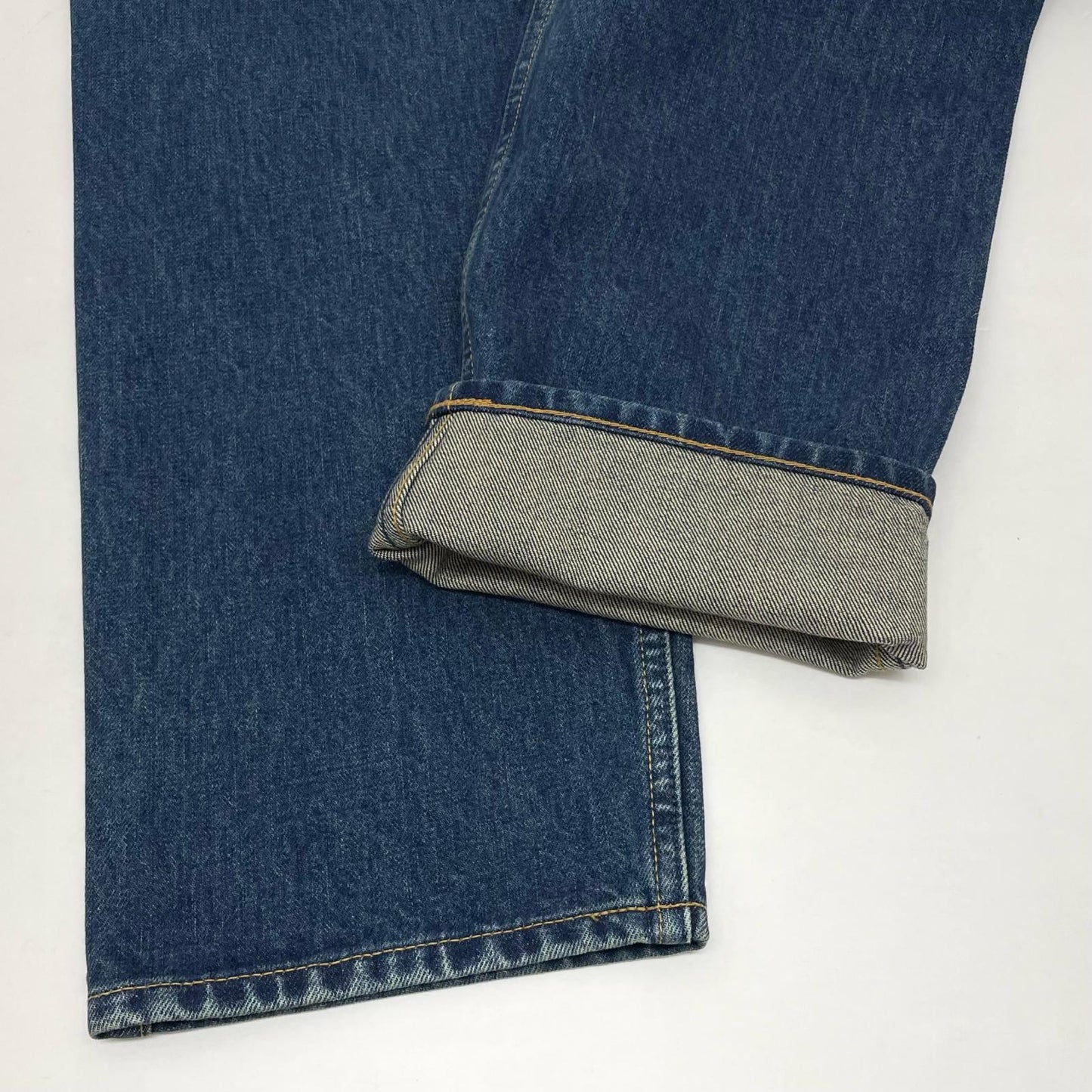 5POCKET TUCK WIDE DENIM PANTS デニムパンツ 183-91507 ネイビー【尾張小牧店】