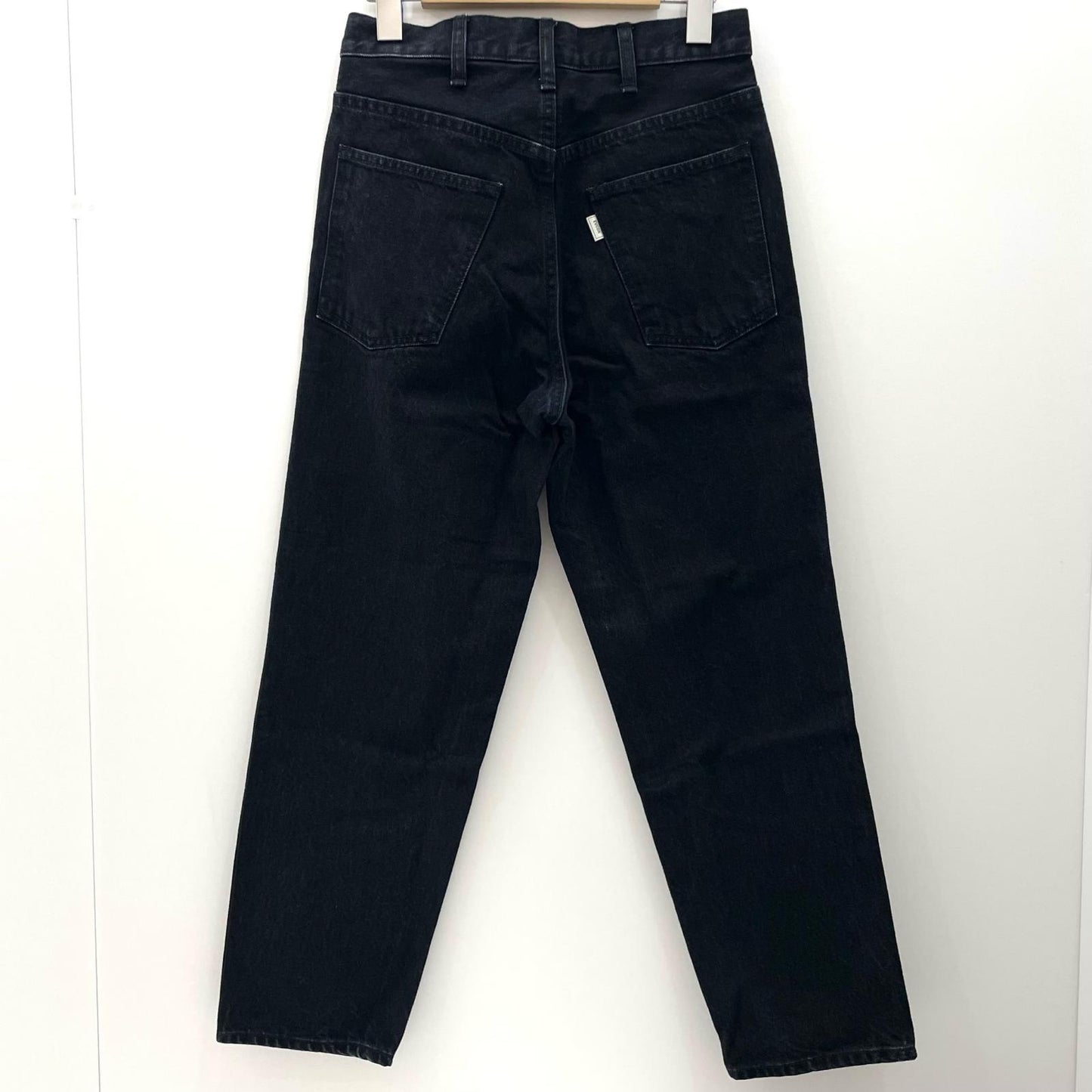 5POCKET WIDE DENIM PANTS デニムパンツ 161-91507 ブラック【尾張小牧店】