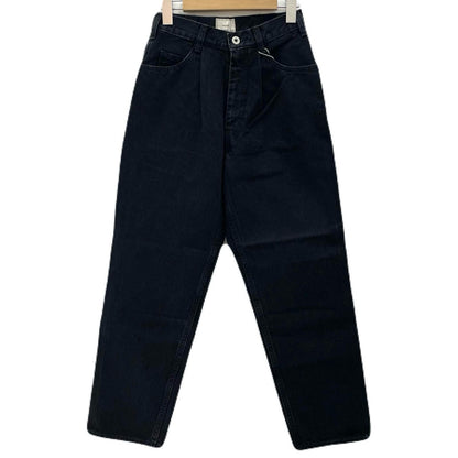 5POCKET TUCK WIDE DENIM PANTS デニムパンツ 183-91507 ブラック【尾張小牧店】