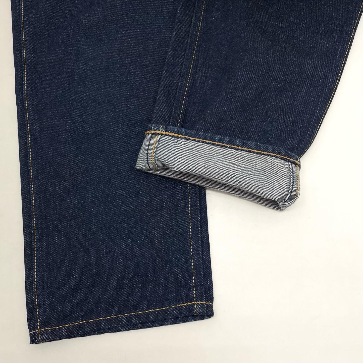 5POCKET WIDE DENIM PANTS デニムパンツ 161-91501 ネイビー【尾張小牧店】
