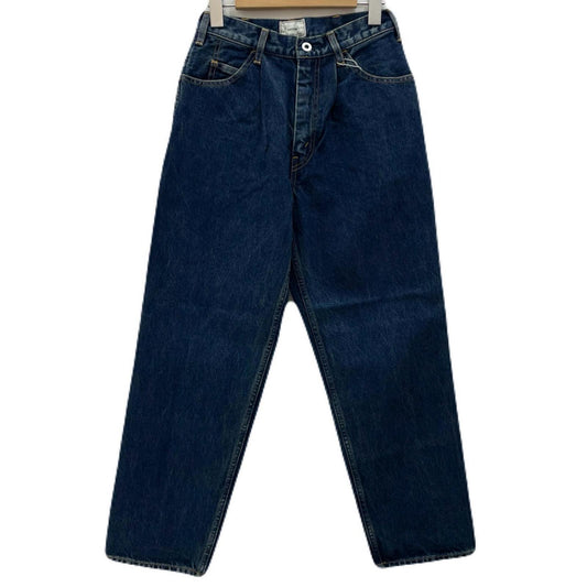 5POCKET TUCK WIDE DENIM PANTS デニムパンツ 183-91507 ネイビー【尾張小牧店】