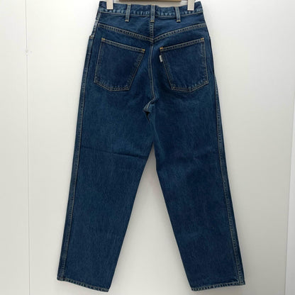 5POCKET TUCK WIDE DENIM PANTS デニムパンツ 183-91507 ネイビー【尾張小牧店】