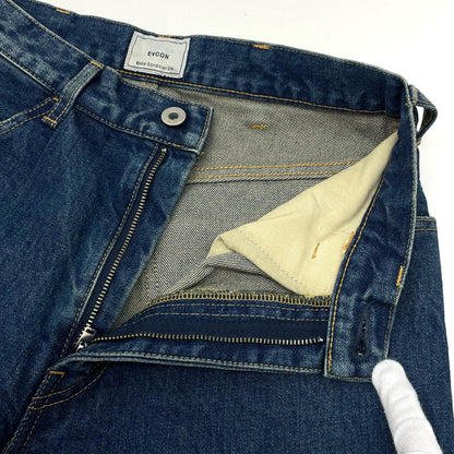 5POCKET TUCK WIDE DENIM PANTS デニムパンツ 183-91507 ネイビー【尾張小牧店】