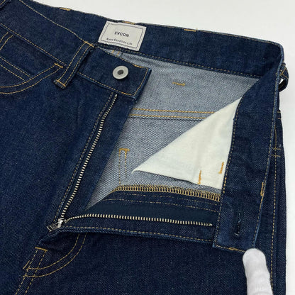 5POCKET WIDE DENIM PANTS デニムパンツ 161-91501 ネイビー【尾張小牧店】