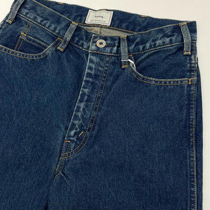 5POCKET WIDE DENIM PANTS デニムパンツ 161-91507 ネイビー【尾張小牧店】