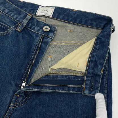 5POCKET WIDE DENIM PANTS デニムパンツ 161-91507 ネイビー【尾張小牧店】