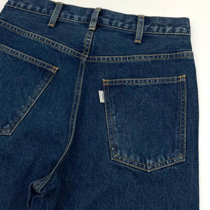 5POCKET WIDE DENIM PANTS デニムパンツ 161-91507 ネイビー【尾張小牧店】
