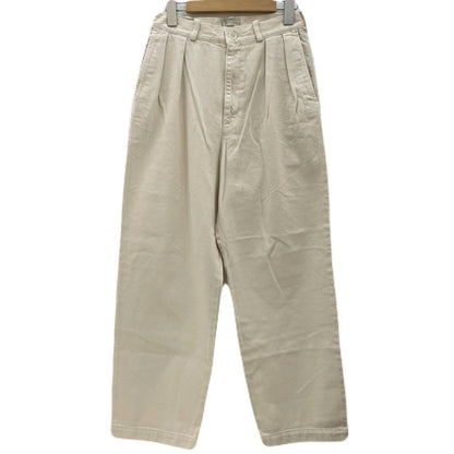 2TUCK DENIM TROUSER パンツ 221-91505 ホワイト サイズ：1【尾張小牧店】